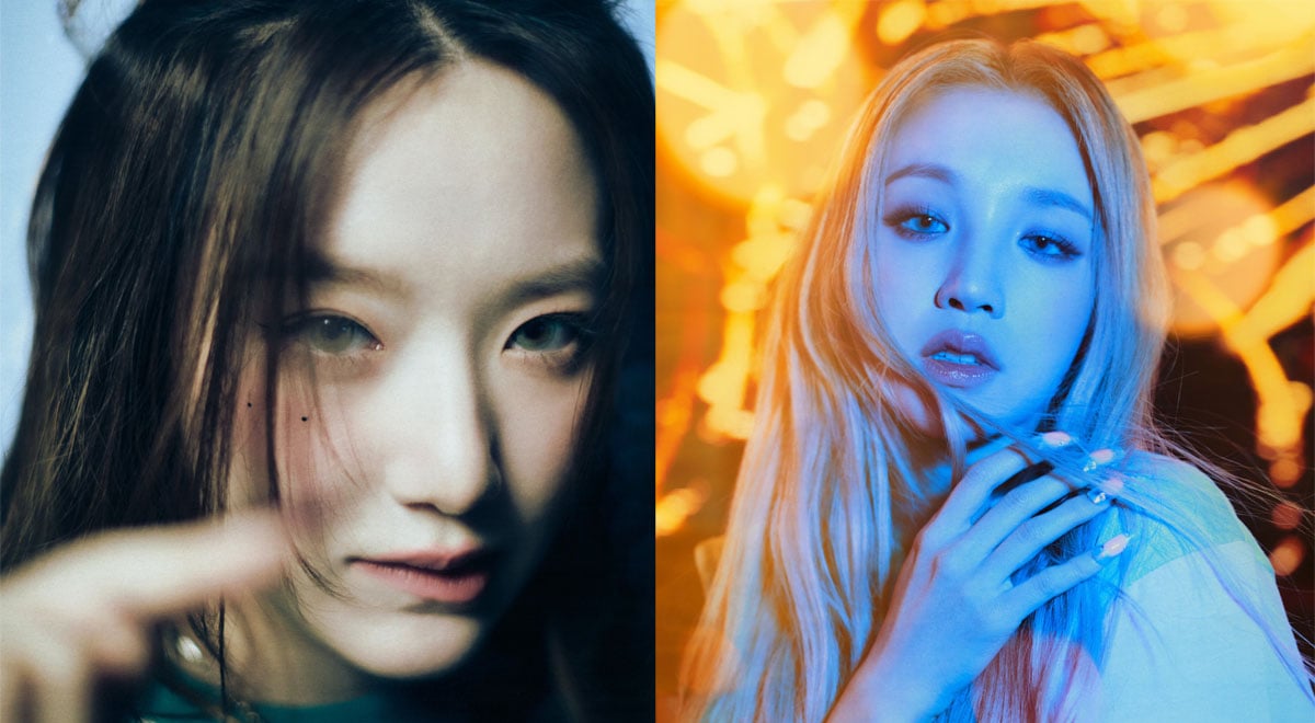 (G)I-DLE drop fiery teasers of Shuhua & Yuqi for English-language EP 'Heat' | allkpop