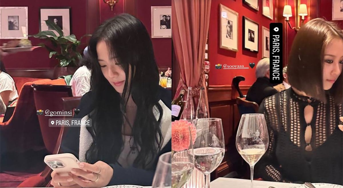 BLACKPINK's Jisoo & actress Go Min Si have dinner in Paris | allkpop