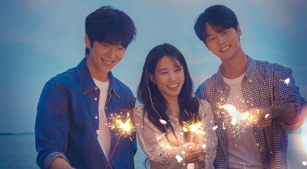 Park Eun Bin, Chae Jong Hyup, & Cha Hak Yeon show their romantic chemistry in new 'Castaway Diva' teaser poster | allkpop