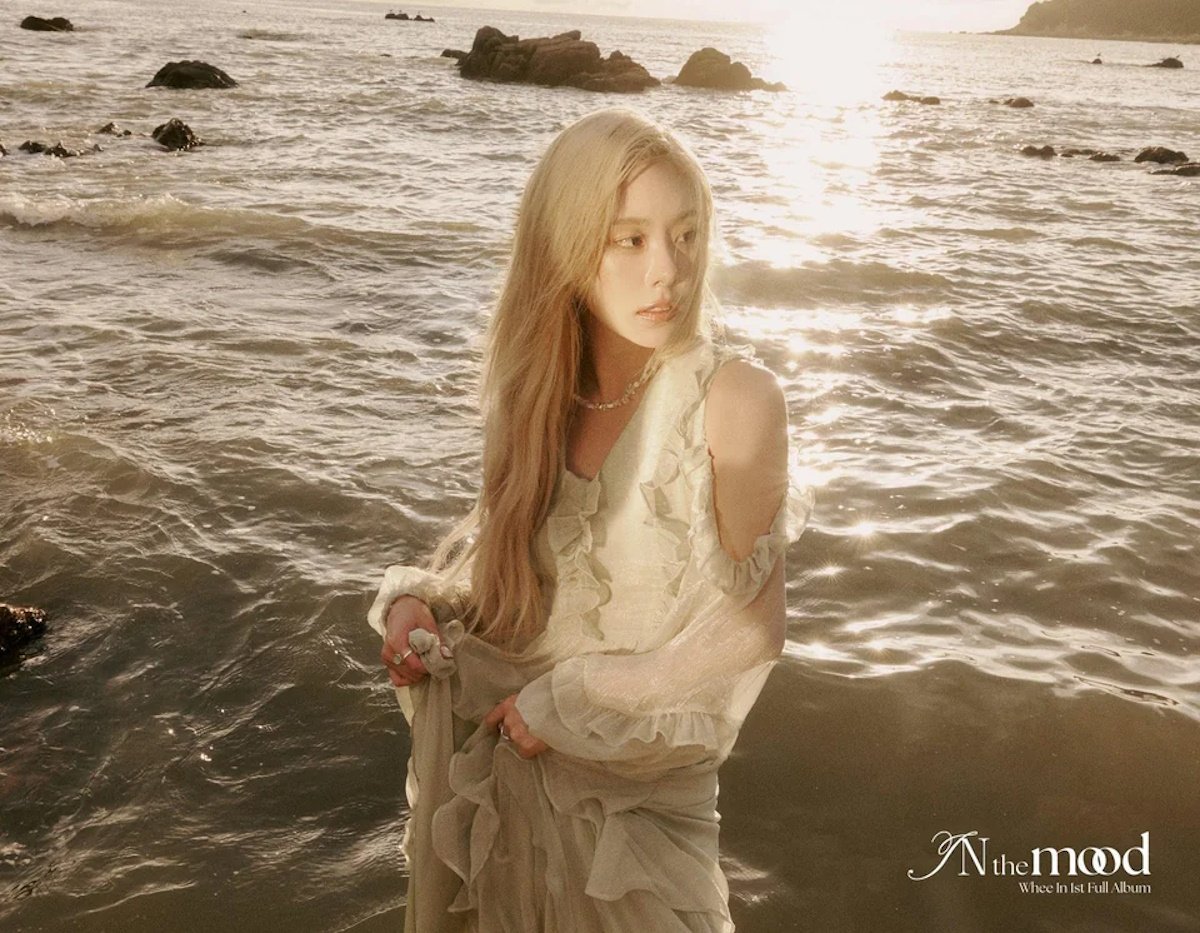 MAMAMOO's Whee In is a goddess by the sea in 'IN the mood' teaser images | allkpop