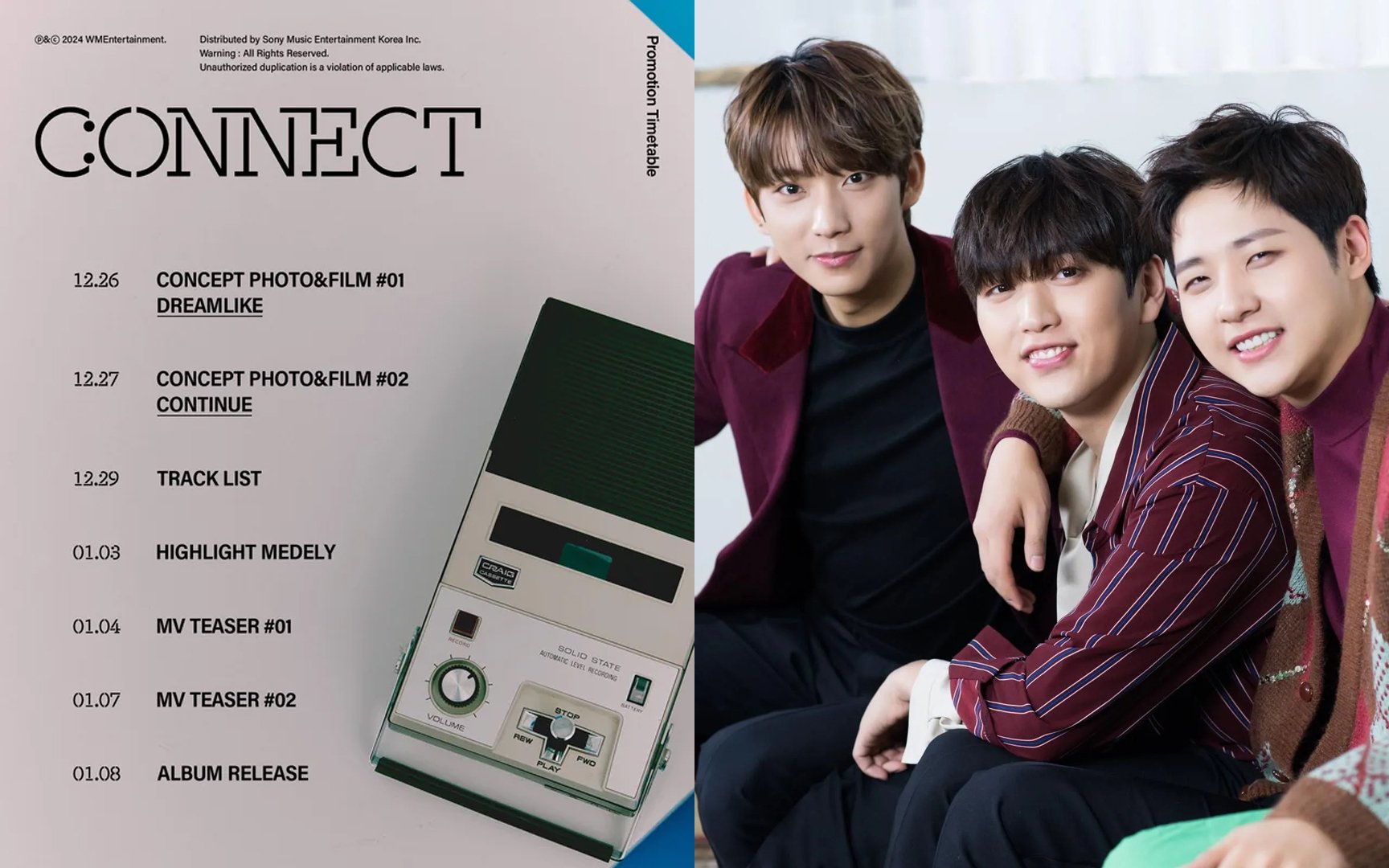 B1A4 rolls out teaser release schedule for their 8th mini-album 'CONNECT' | allkpop